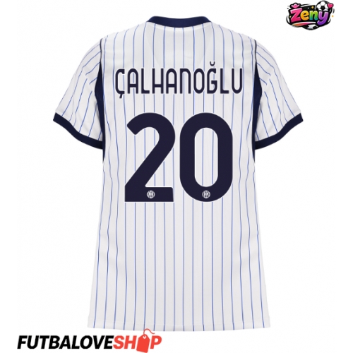Dres Inter Milan Hakan Calhanoglu #20 Preč pre Ženy 2026-27 Krátky Rukáv